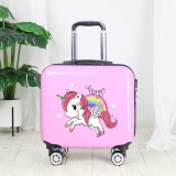 Travel suitcase with wheels trolley luggage set 18'' kids Cartoon carry on suitcase
