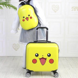 Travel suitcase with wheels trolley luggage set 18'' kids Cartoon carry on suitcase