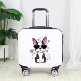 Travel suitcase with wheels trolley luggage set 18'' kids Cartoon carry on suitcase