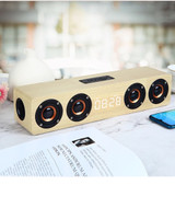 Home theater portable column Bluetooth Speaker Wireless wood speaker