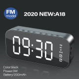 Bluetooth Speaker Subwoofer LED Snooze Alarm Clock