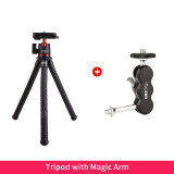 Tripod for DSLR Camera Smartphone Magic Arm W Detachable Ballhead Hot Shoe