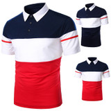 Men Polo Men Shirt Short Sleeve Polo Shirt