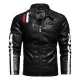Vintage Motorcycle Jacket Men Fashion New Biker Leather Jacket