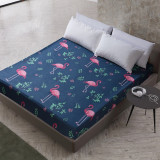MECEROCK New Printing Bed Mattress Cover Waterproof Mattress Protector Pad Fitted Sheet