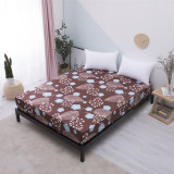 MECEROCK New Printing Bed Mattress Cover Waterproof Mattress Protector Pad Fitted Sheet