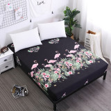MECEROCK New Printing Bed Mattress Cover Waterproof Mattress Protector Pad Fitted Sheet