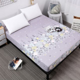 MECEROCK New Printing Bed Mattress Cover Waterproof Mattress Protector Pad Fitted Sheet