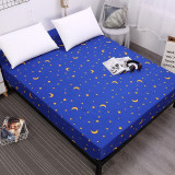 MECEROCK New Printing Bed Mattress Cover Waterproof Mattress Protector Pad Fitted Sheet