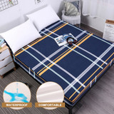 MECEROCK New Printing Bed Mattress Cover Waterproof Mattress Protector Pad Fitted Sheet