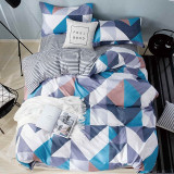 Liv-Esthete Fashion Classic Black Grid Bedding Set Double Queen King Bed Linen