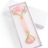 Rose Quartz Roller Slimming Face Massager Lifting Tool Natural Jade Facial Massage Roller Stone