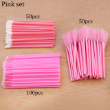 50pcs Disposable Eyelashes brushes Individual Lash Removing Cleaning Mascara Applicator