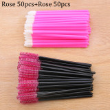 50pcs Disposable Eyelashes brushes Individual Lash Removing Cleaning Mascara Applicator