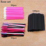 50pcs Disposable Eyelashes brushes Individual Lash Removing Cleaning Mascara Applicator