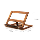 Easy Reading Folding Wooden Pine Frame Reading Bookshelf Book Holder