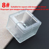 16Pcs/Lot Table Chair Leg Mat Silicone Non-slip Table Chair Leg Caps Foot Protection