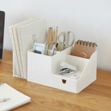 Desk Organizer Storage Holder Desktop Pencil Pen Holders Badge Box