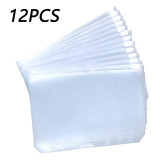 12PCS Binder Pockets A5 A6 A7 Binder Zipper Folders for 6-Ring Notebook Binder