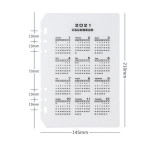45 Sheets Business A5 A6 Loose Leaf Notebook Monthly Weekly
