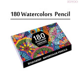 Brutfuner 48/72/120/160/180Colors Oil Color Pencils Set Sketch Pencil Wood