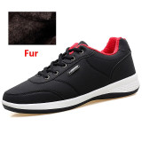 OZERSK Men Sneakers Fashion Casual Leather Breathable Shoes