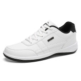 OZERSK Men Sneakers Fashion Casual Leather Breathable Shoes