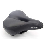 ALREUISM Wide Bicycle Seat Bike Seats Bicycle Saddles Cycling Saddle MTB Cushion Asiento Bicicleta Sponge Soft Cycling Saddle