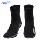 Copozz 3mm Neoprene Diving Socks Boots Water Shoes Anti Slip Beach Warm Wetsuit Shoes Snorkel Surfing Swim
