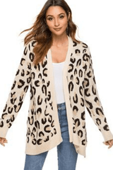 Leopard Print Cardigan