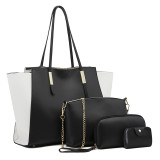 Famous Brand Women Composite Bag Top-Handle Bags Fashion Lady Shoulder Bag Handbag Set PU Leather Bag Women's Handbags 4pcs/set