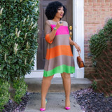 MD African Dresses For Women Ladies Clothing South Africa Plus Size Maxi Dress Rainbow Stripe Print Dashiki Ankara Summer Dress MD African Dresses For Women Ladies Clothing South Africa Plus Size Maxi Dress Rainbow Stripe Print Dashiki Ankara Summer Dress