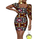 Sexy Dresses Bazin Riche Lady Clothes Traditional Newest African Clothing Dashiki African Wax Print Dress for Women WY4317 Sexy Dresses Bazin Riche Lady Clothes Traditional Newest African Clothing Dashiki African Wax Print Dress for Women WY4317