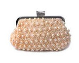 YINGMI Evening Bags Women Clutch Bags Evening Clutch Bags Wedding Bridal Handbag Pearl Beaded Lace Rose Fashion Rhinestone Bags