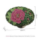 Floral Big Diamond Crystal Women Day Clutch For Mom Gift Flower Evening Bags Wedding Purse Luxury Clutches Diamond Party Bag