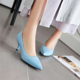 ASUMER Large size 33-48 New fashion high heels shoes pointed toe classic women pumps candy