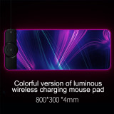 9itech wireless Charger RGB  Mouse Pad Msi xxl Grey 10W/7.5W Luminous Gaming Mouse Pad Computer Mousepad PC Desk Mouse Pad Gamer