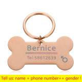 9itech Personalized Collar Pet ID Tag Engraved Pet ID Name for Cat Puppy Dog Tag Pendant Keyring Bone Pet Accessories 9itech Personalized Collar Pet ID Tag Engraved Pet ID Name for Cat Puppy Dog Tag Pendant Keyring Bone Pet Accessories