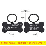 9itech Personalized Collar Pet ID Tag Engraved Pet ID Name for Cat Puppy Dog Tag Pendant Keyring Bone Pet Accessories 9itech Personalized Collar Pet ID Tag Engraved Pet ID Name for Cat Puppy Dog Tag Pendant Keyring Bone Pet Accessories