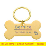 9itech Personalized Collar Pet ID Tag Engraved Pet ID Name for Cat Puppy Dog Tag Pendant Keyring Bone Pet Accessories 9itech Personalized Collar Pet ID Tag Engraved Pet ID Name for Cat Puppy Dog Tag Pendant Keyring Bone Pet Accessories