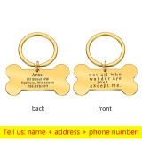 9itech Personalized Collar Pet ID Tag Engraved Pet ID Name for Cat Puppy Dog Tag Pendant Keyring Bone Pet Accessories 9itech Personalized Collar Pet ID Tag Engraved Pet ID Name for Cat Puppy Dog Tag Pendant Keyring Bone Pet Accessories