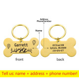 9itech Personalized Collar Pet ID Tag Engraved Pet ID Name for Cat Puppy Dog Tag Pendant Keyring Bone Pet Accessories 9itech Personalized Collar Pet ID Tag Engraved Pet ID Name for Cat Puppy Dog Tag Pendant Keyring Bone Pet Accessories