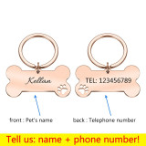9itech Personalized Collar Pet ID Tag Engraved Pet ID Name for Cat Puppy Dog Tag Pendant Keyring Bone Pet Accessories 9itech Personalized Collar Pet ID Tag Engraved Pet ID Name for Cat Puppy Dog Tag Pendant Keyring Bone Pet Accessories