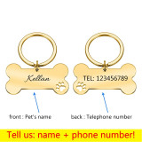 9itech Personalized Collar Pet ID Tag Engraved Pet ID Name for Cat Puppy Dog Tag Pendant Keyring Bone Pet Accessories 9itech Personalized Collar Pet ID Tag Engraved Pet ID Name for Cat Puppy Dog Tag Pendant Keyring Bone Pet Accessories