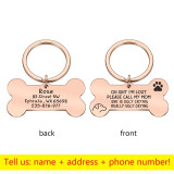9itech Personalized Collar Pet ID Tag Engraved Pet ID Name for Cat Puppy Dog Tag Pendant Keyring Bone Pet Accessories 9itech Personalized Collar Pet ID Tag Engraved Pet ID Name for Cat Puppy Dog Tag Pendant Keyring Bone Pet Accessories