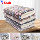9itech Soft Flannel Thickened Pet Soft Fleece Pad Pet Blanket Bed Mat For Puppy Dog Cat