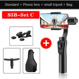 Orsda S5- S5B 3 Axis Handheld Stabilizer Gimbal Smartphone Active Track w/Focus Pull &Zoom Face Tracking For Phone Gopro Camera