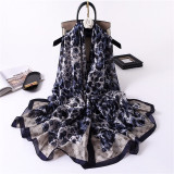 New Design Brand Silk Scarves Summer Women Shawls and Wraps Print Hijabs Scarfs