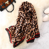 New Design Brand Silk Scarves Summer Women Shawls and Wraps Print Hijabs Scarfs