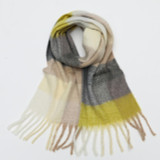 New Women Plaid Scarf Winter Pashmina Shawls Cashmere Thick Wraps Lady